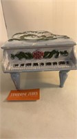 Ceramic Floral Piano