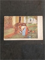 1908 Dated Black Americana Postcard