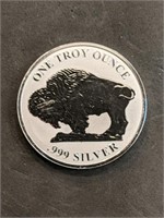 1 oz .999 Silver Reverse Proof Buffalo Indian