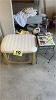 Stool and Fruit Stand 17in Tall
