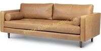 Sven Furniture $2017 Retail Tan Leather Sofa