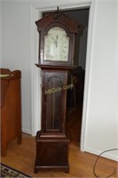 Mahogany Grandfather Clock, Measures: 17"W x 9"D