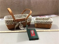 Longaberger baskets & Santa key