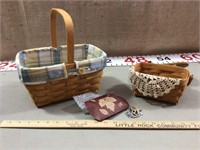 Longaberger baskets and Falling Leaves & Acorn
