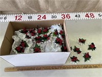 Box of Many Christmas Place Setting Decorations