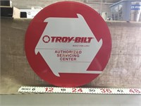 Troy-Bilt authorized service sign