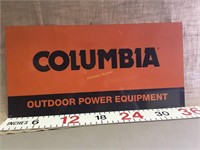 Columbia Outdoor Power Equipment sign