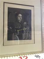 Framed William Hogarth picture
