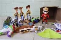 Disney Pixar Characters Including "Woody"