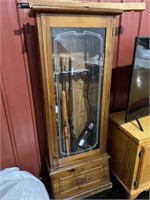 Single Door Gun Cabinet with Key