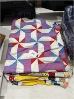 3  Hand Stitched Quilt Tops