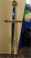 44" Decorative Excalibur Sword Collectible