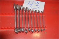 SNAP ON SAE COMBINATION WRENCHES