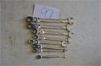 GEAR WRENCH SET, 5/16 TO 3/4