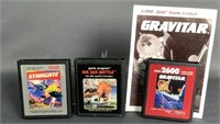 Atari Stargate, Air Sea Battle and Gravitar Games