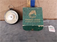 TAYLOR FISHING GUIDE BAROMETER W/ BOX