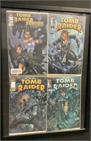 4 Framed Lara Croft Tomb Raider, Tomb Raider