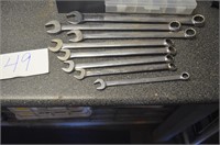 SNAP ON COBINATION WRENCHES, SAE, 1/2 AND IP