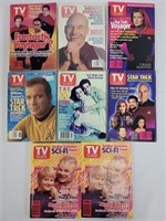 Lot of 8 Assorted TV Guides Star Trek X Files