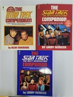 Lot of 3 Star Trek Companion Books