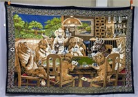 Fun Dogs & Poker Tapestry
