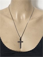 Cross Crucifix w/Stainless Steel Chain L' Aventure