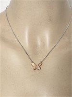 Butterfly Pendant with Stainless Steel Chain By AZ