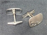 Sterling Silver Etched Cufflinks By Smibo