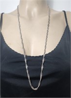 Italy Sterling Silver Chain 29 ½ Inches