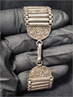 Ornate Silver Bracelet 7 ¼ inches VTG
