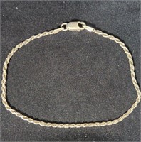 Sterling Silver Bracelet 7.5 inches VTG