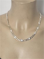 Italy Sterling Silver Chain 18 Inches