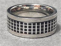 Spinner Ring Stainless Steel Band Size 9