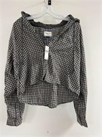 SIZE SMALL AMERICAN EAGLE WOMEN'S HOODED CROPPED