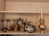 clock, bookends, candle holder,etc