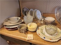 plates, bowls, soup bowl, platters, etc.