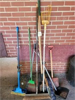 Broom, scrubber, shovel., etc