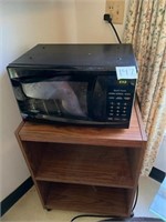 Microwave and cart