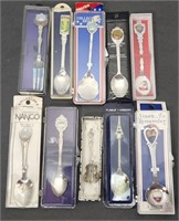 10 Cuillières Souvenir Spoons