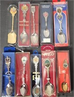 10 Cuillières Souvenir Spoons