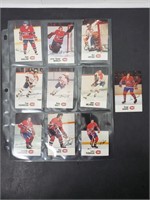 Hockey Montreal Canadie Esso Cards Cartes Stickers