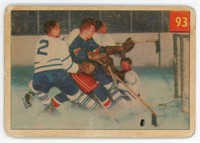 Carte Hockey Card 1954 Netminder's Nightmare Parkt