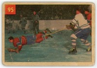 Carte Hockey Card 1954 Doug Harvey Parkhurst