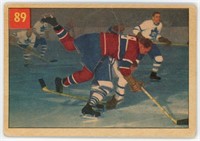 Carte Hockey Card 1954 Curry Busher Parkhurst