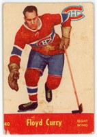 Carte Hockey Card 1955 Floyd Curry Parkhurst