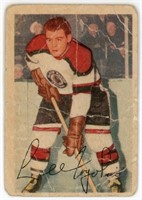Carte Hockey Card 1953 Lidio Lee Fogolin Parkhurst
