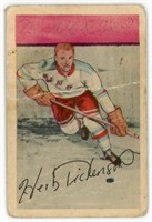 Carte Hockey Card 1952 Herb Dickenson Parkhurst