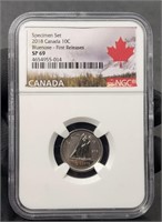 2018 Canada 10 Cents NGC SP69 UNC
