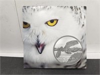 Pure Silver $50 Dollar in Capsule Owl UNC