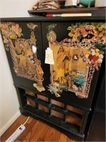 Asian inspired cabinet